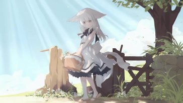 foxgirl’s summer morning live wallpaper