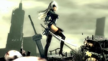2b among the wreckage live wallpaper