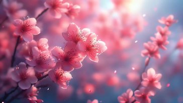 cherry blossoms branches live wallpaper