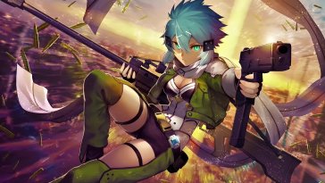 sinon ready to fire live wallpaper