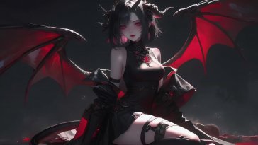 gothic demon empress live wallpaper