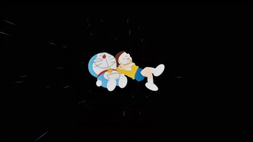 doraemon galaxy float live wallpaper