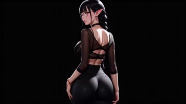 dark elf girl aesthetic live wallpaper