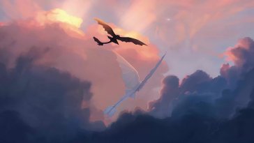 dusk sky - how to train your dragon live wallpaper