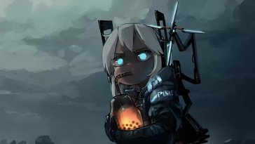 chibi porter (death stranding anime style) live wallpaper