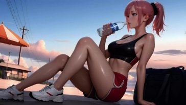 sunset workout beauty live wallpaper