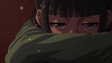 sad maomao alone live wallpaper