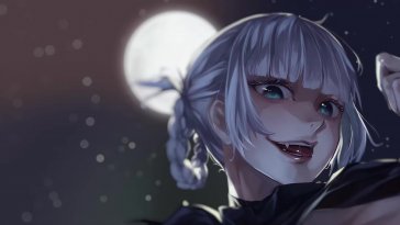 nazuna – eyes of the dark (call of the night) live wallpaper