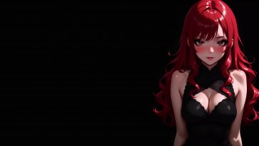 red allure in darkness live wallpaper