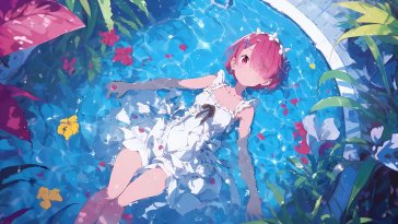 floating with rem live wallpaper