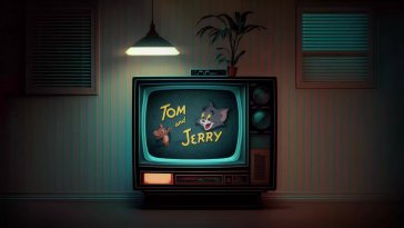 tom and jerry old tv live wallpaper