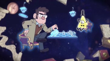 ford and bill playing chess live wallpaper