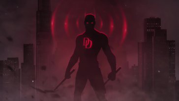 daredevil - red shadows live wallpaper