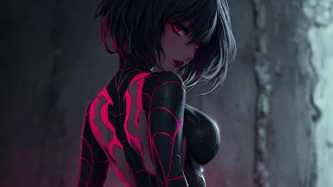 pink venom girl live wallpaper