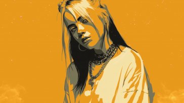 billie eilish minimal pop live wallpaper