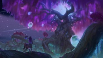lillia and spirit tree (lol) live wallpaper