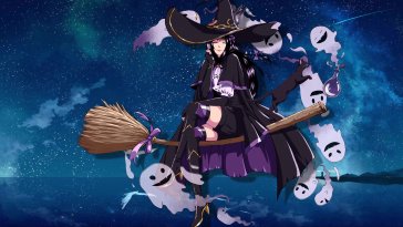 witch yuki nagato live wallpaper