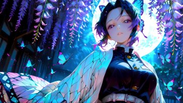 shinobu: petals of twilight live wallpaper