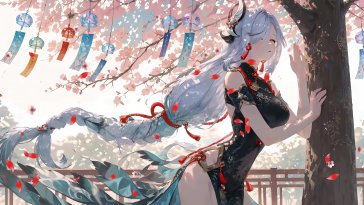 a beauty's heart shenhe live wallpaper