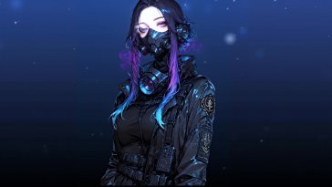neon-breath enforcer live wallpaper