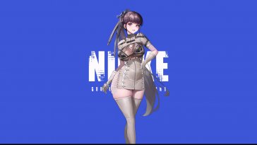 nikke eve keyhole dress outfit live wallpaper