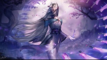 irelia - blossom of blades live wallpaper