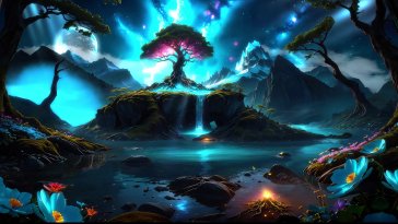 tree of the eternal night live wallpaper
