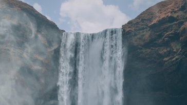 mesmerizing waterfall live wallpaper