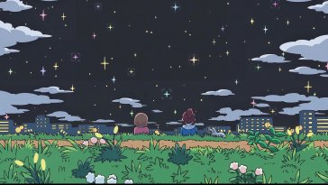 under the starry sky live wallpaper