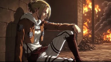 annie - attack on titan live wallpaper