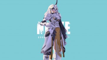 nikke snow white knight live wallpaper