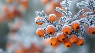 frozen wild berries live wallpaper