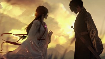 sunset of two souls live wallpaper