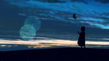 child of the night sky live wallpaper