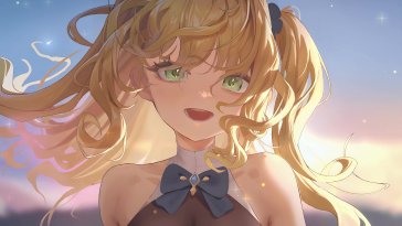 aurora girl luminous horizon live wallpaper