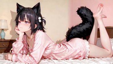 midnight neko velvet daydream live wallpaper