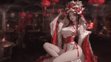 dragon bride ceremonial flamefall live wallpaper