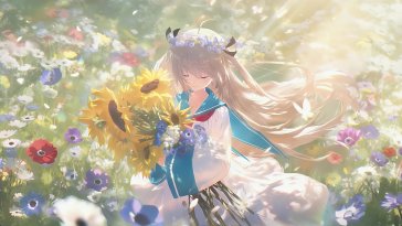 atri - fields of eternal light live wallpaper
