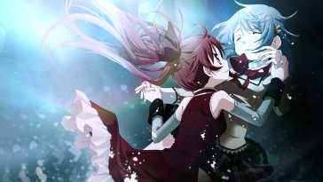 kyoko sakura & sayaka miki (puella magi madoka magica) live wallpaper