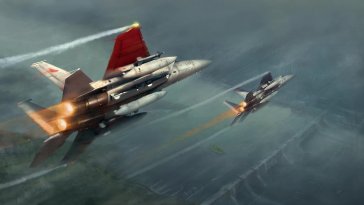 ace combat zero - f-15 fighter jets live wallpaper
