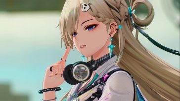 rhythm girl lynae (wuwa) live wallpaper