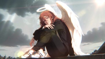 angel devil fallen light live wallpaper