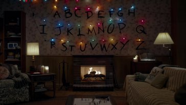 stranger things fireplace live wallpaper