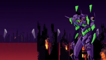 pixel evangelion eva 01 live wallpaper