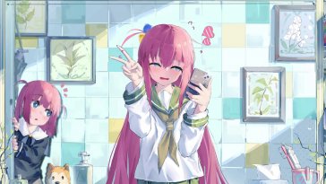 bocchi the selfiestar (bocchi the rock) live wallpaper