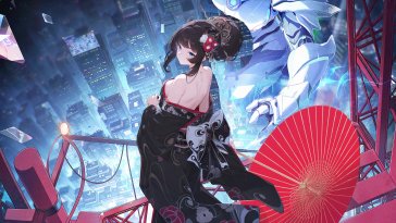 hatsubaki (riichi city) live wallpaper