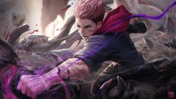 yuji itadori fist of resolve live wallpaper