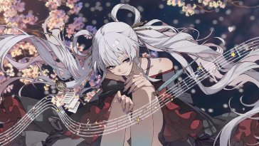 cosmic princess kaguya - tsukimi yachiyo live wallpaper