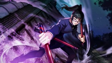 maki zenin twin weapons live wallpaper