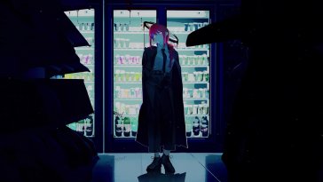 makima’s midnight aisle live wallpaper
